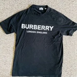 Burberry | Shirts | Burberry Logo Print Cotton Tshirt | Poshmark